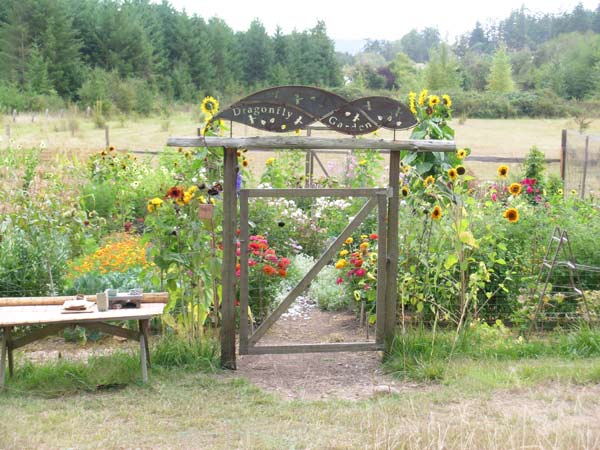 entrance to the garden